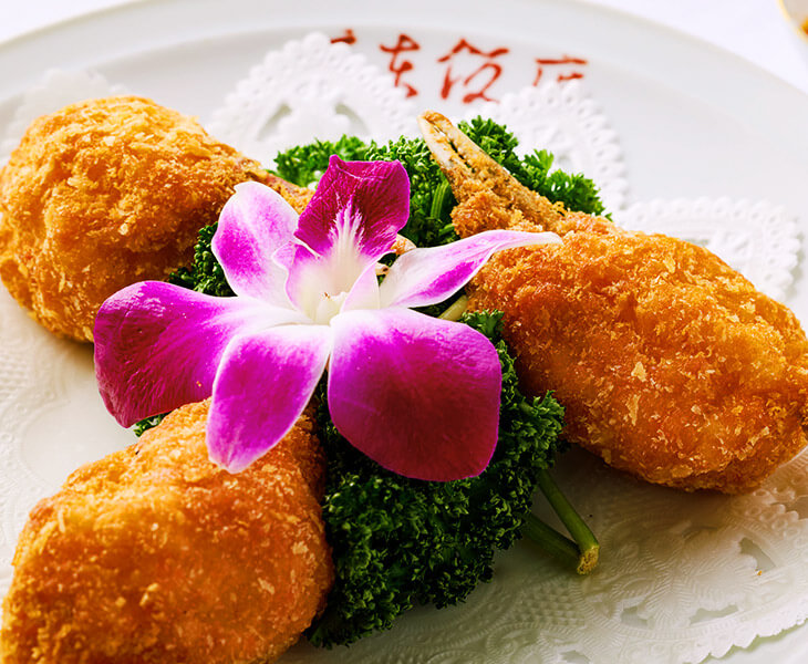 蟹の揚げ物